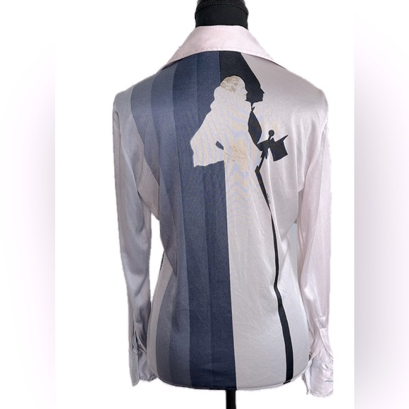 RARE Art Deco vintage 70s Nik Nik disco shirt - Picture 5 of 8